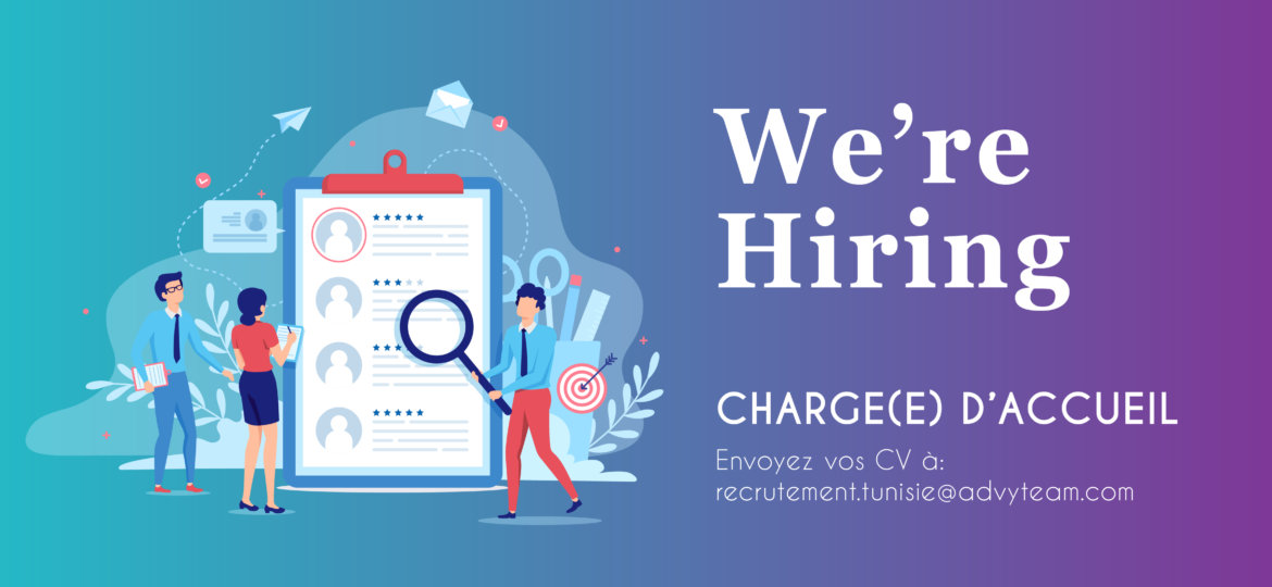 hiring CHARGE(E) D’ACCUEIL